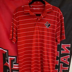 UA TTU Men’s Medium Loose Polo (HeatGear)